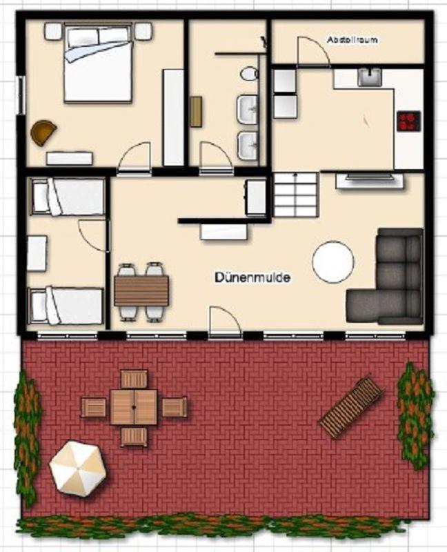 Landhaus Ostduene Ferienwohnung Duenenmulde Juist Exteriér fotografie